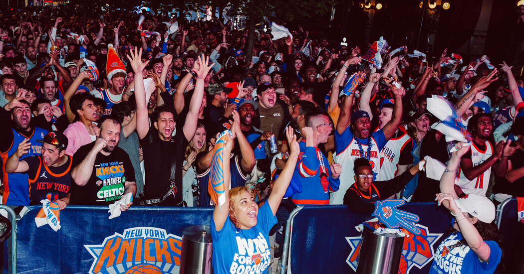 The Knicks Do the Improbable (Again), and New York City Loves It